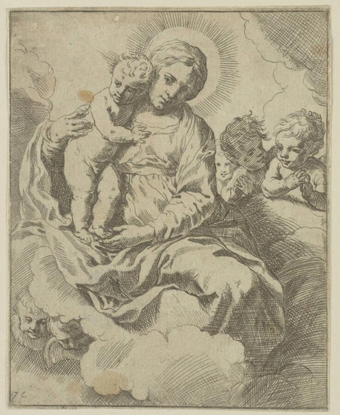 Madonna in Wolken