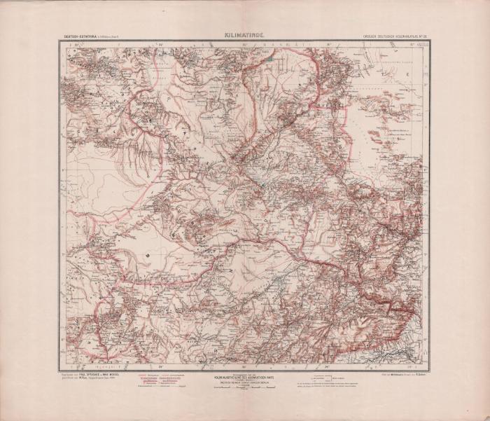 Grosser Deutscher Kolonialatlas No. 20.: Kilimatinde