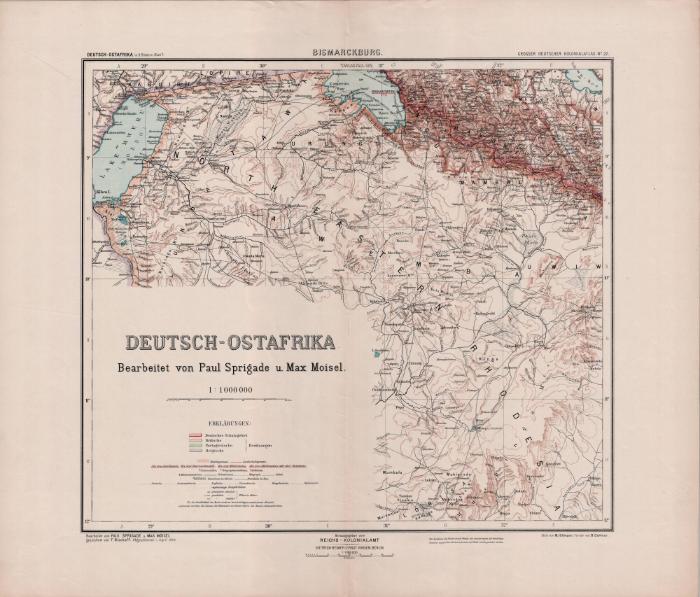 Grosser Deutscher Kolonialatlas No. 22.: Bismarckburg