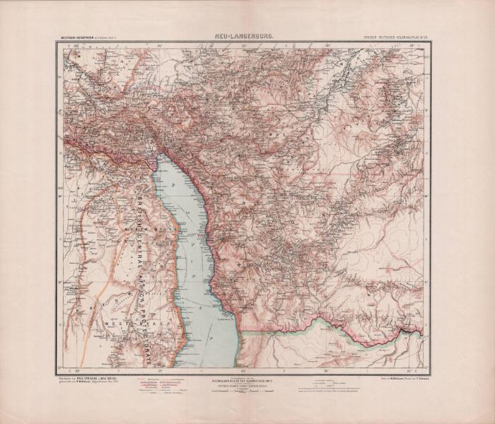 Grosser Deutscher Kolonialatlas No. 23.: Neu-Langenburg