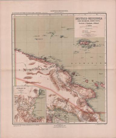 Grosser Deutscher Kolonialatlas No. 26.: Deutsch-Neu-Guinea (westliches Blatt)(Kaiser-Wilhelmsland u. Bismarck-Archipel)