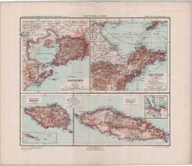 Grosser Deutscher Kolonialatlas No. 30.: Kiautschou u. Samoa (Kiautschou und Umgebung)