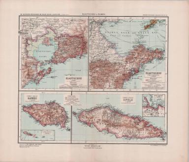 Grosser Deutscher Kolonialatlas No. 30.: Kiautschou u. Samoa (Samoa-Inseln Upolu)