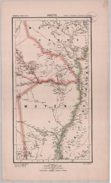Grosser Deutscher Kolonialatlas No. 8a.: Mbaïki