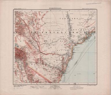 Grosser Deutscher Kolonialaltlas No. 18.: Kilimandscharo Deutsch-Ostafrika 1:1.000.000