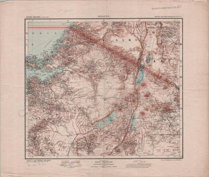 Grosser Deutscher Kolonialatlas No. 17.: Muansa 2