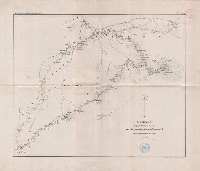 G. Conrau's Wegaufnahmen im Lande der Banyang, Bangwa, Kavo, Basosi und Bafo