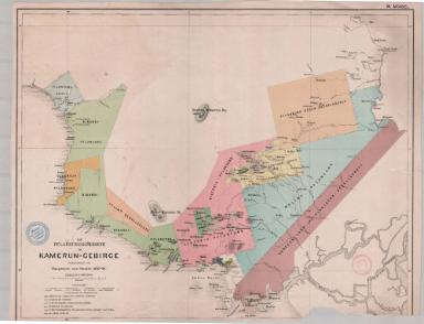 Die Pflanzungsgebiete am Kamerun-Gebirge