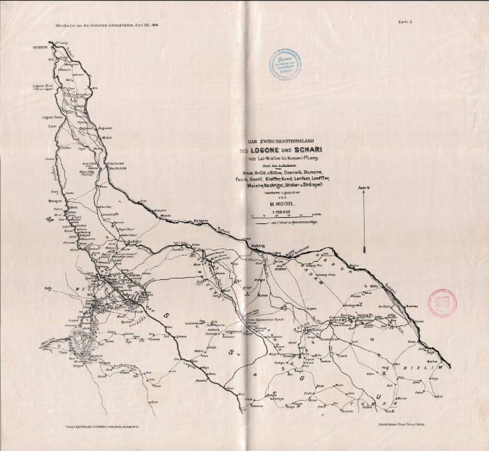 Das Zwischenstromland des Logone- und Schari von Lai-Nielim bis Kusseri-F. Lamy