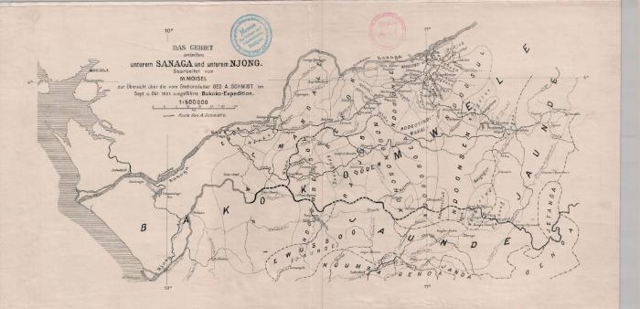 Das Gebiet zwischen unterem Sanaga und unterem Njong. Übersicht der Bakoko-Expedition (Sept. und Okt. 1905)