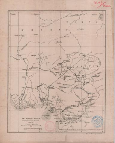 Prlt. Morgen`s Reisen im Hinterlande von Kamerun (1889-91)
