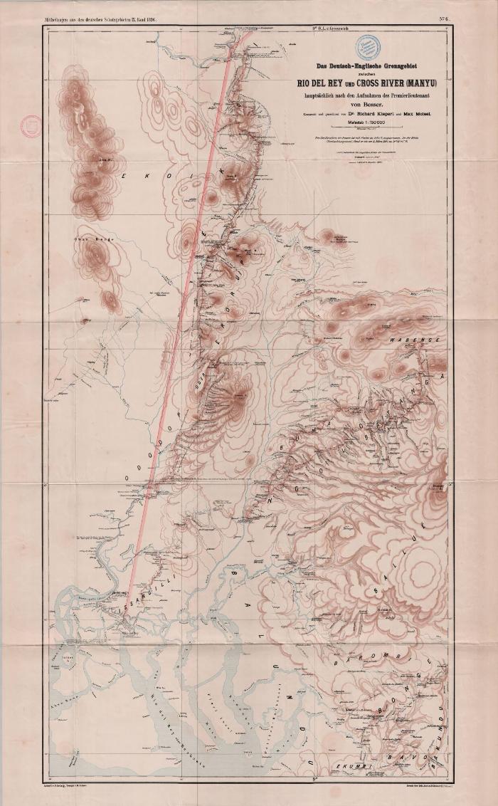 Das deutsch-englische Grenzgebiet zwischen Rio del Rey und Cross-River (Manyu) 2