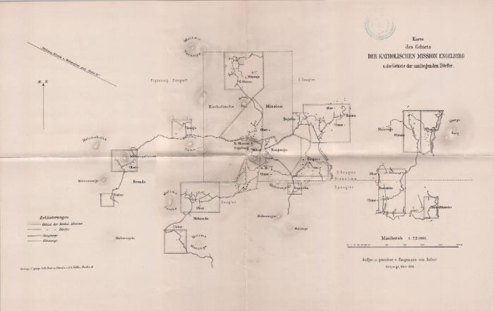 Gebiet der katholischen Mission Engelberg und umliegende Dörfer 2