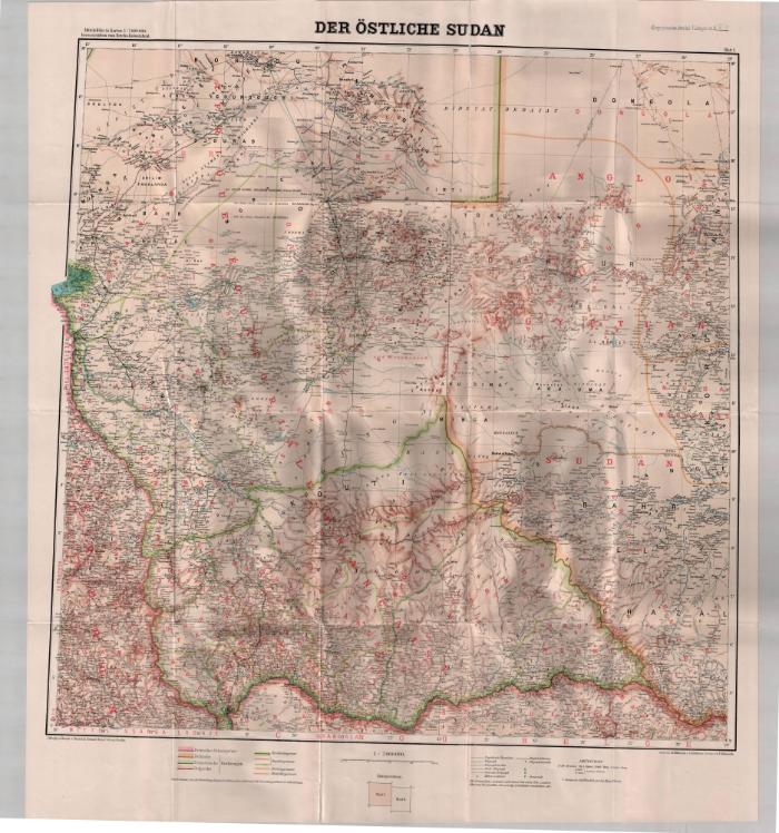 Mittelafrika in Karten. Östlicher Sudan (Blatt 1)
