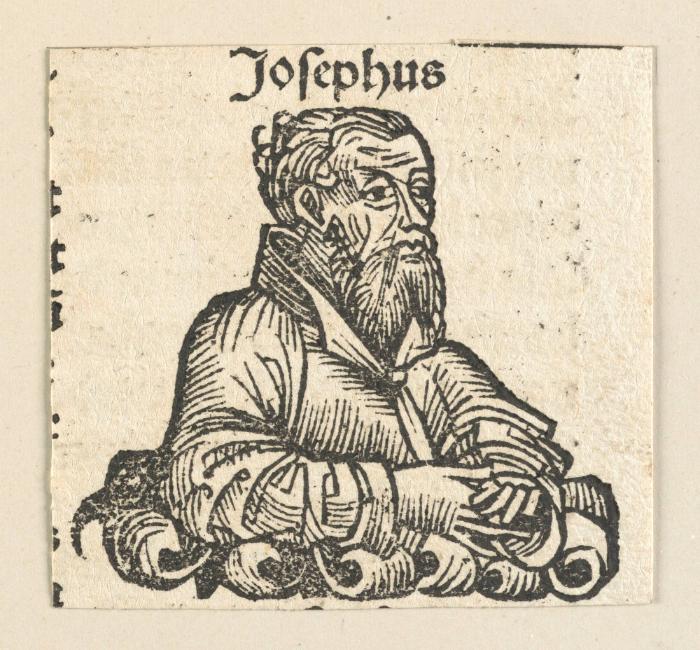 Schedelsche Weltchronik - Gelehrte: Josephus (77r)