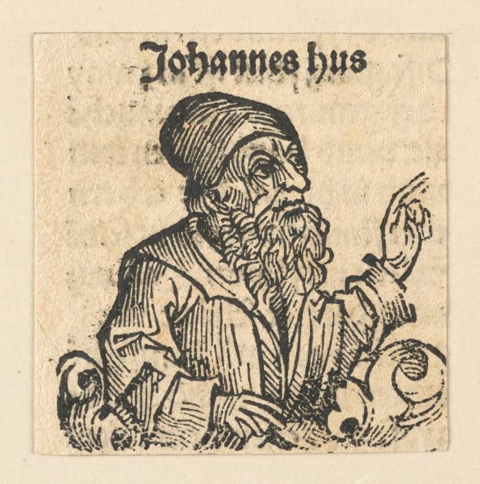 Schedelsche Weltchronik - Gelehrte: Johannes hus (241v)