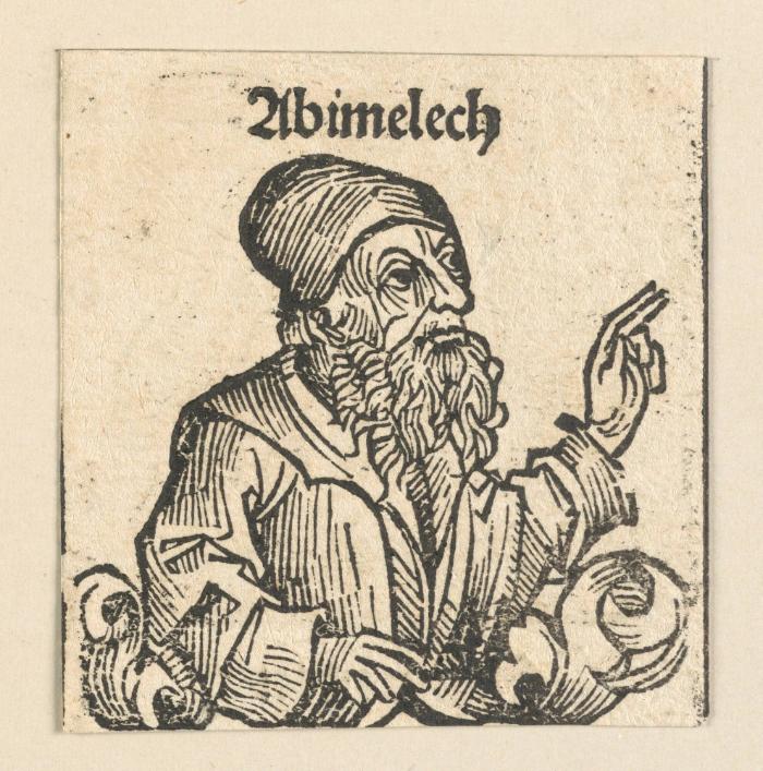 Schedelsche Weltchronik - Gelehrte: Abimelech (X)