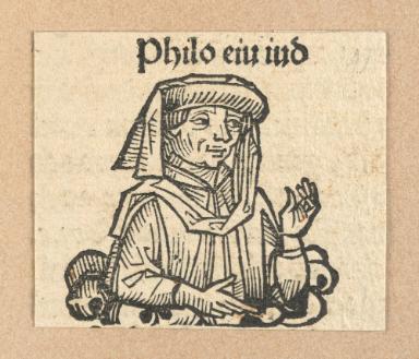 Schedelsche Weltchronik - Gelehrte: Philo ein iud (X)