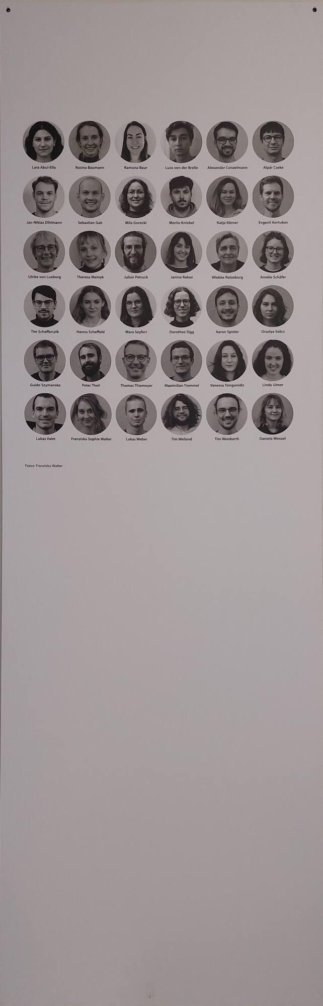 Austellungstafel zum Studienprojekt: KI in Tübingen 