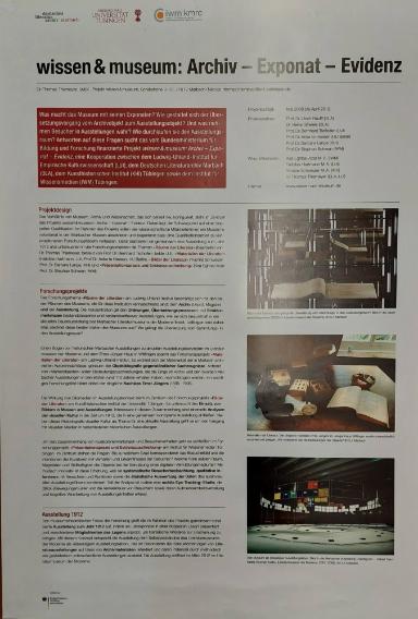 wissen & museum: Archiv – Exponat – Evidenz