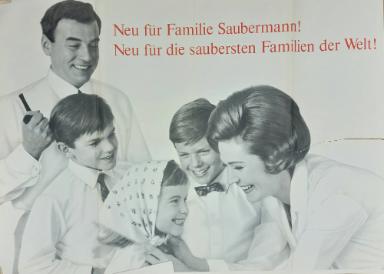 Waschmittelwerbung der Marke OMO