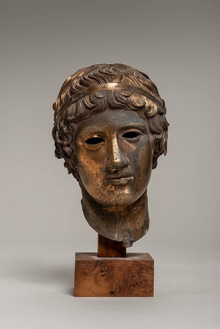 Bronzekopf eines Jünglings, sog. Münchner Knabensieger