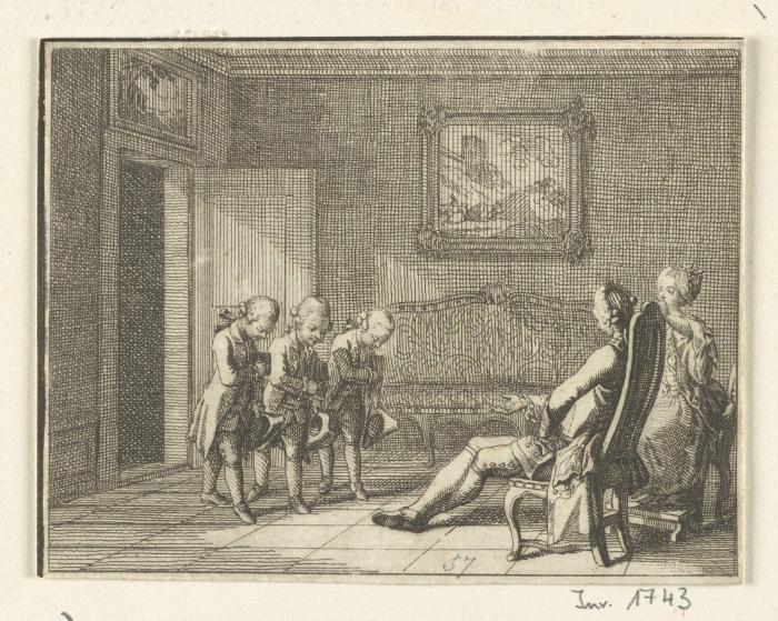 Illustration zu Johann Bernhard Basedows Elementarwerk
