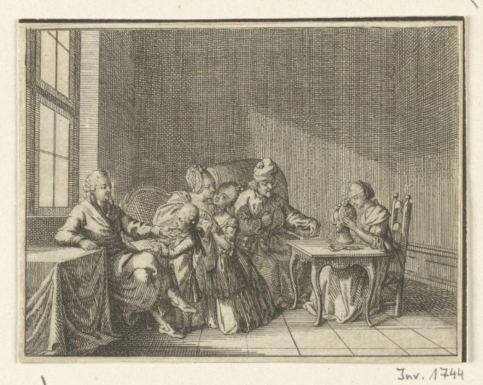 Illustration zu Johann Bernhard Basedows Elementarwerk