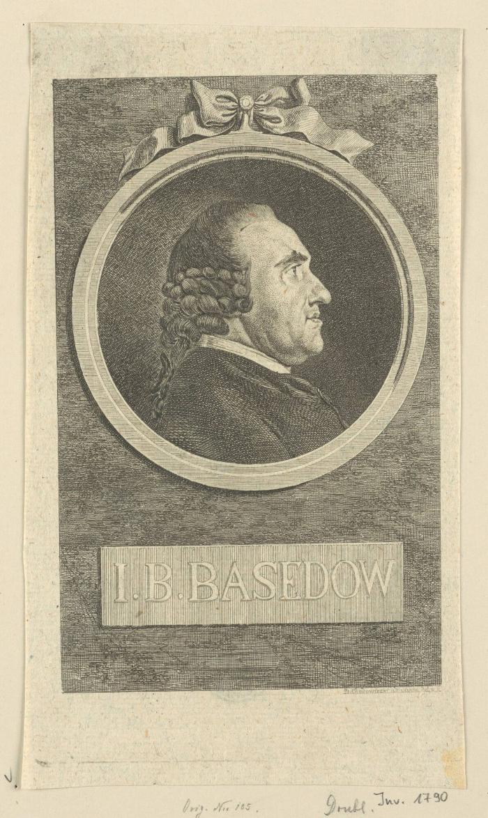Portrait des Johann Bernhard Basedow