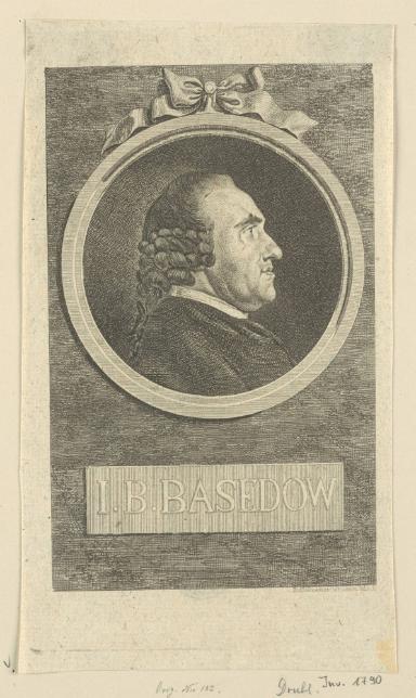 Portrait des Johann Bernhard Basedow