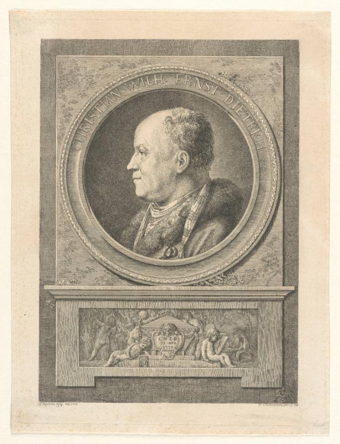 Portrait des Christian Wilhelm Ernst Dietrich