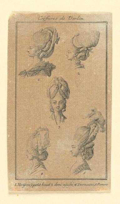 Modeblatt zum Göttinger Taschenkalender 1778
