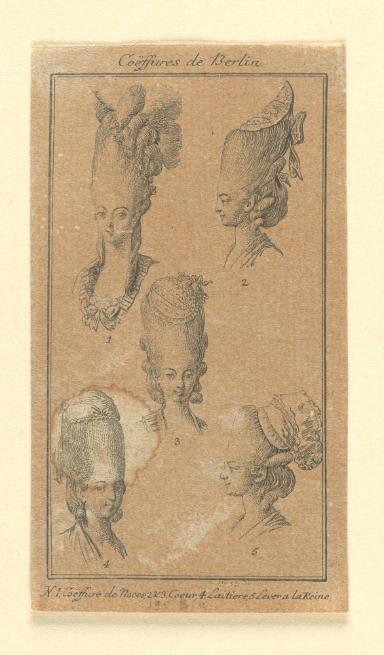 Modeblatt zum Göttinger Taschenkalender 1778
