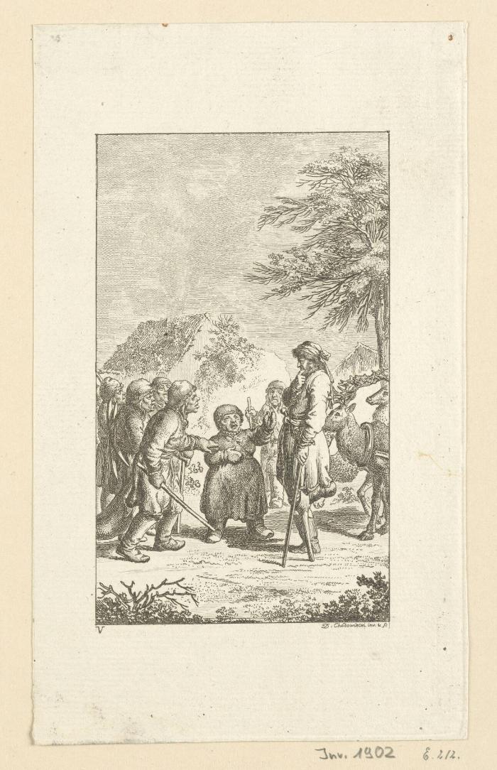 Illustration zu Voltaires Candide
