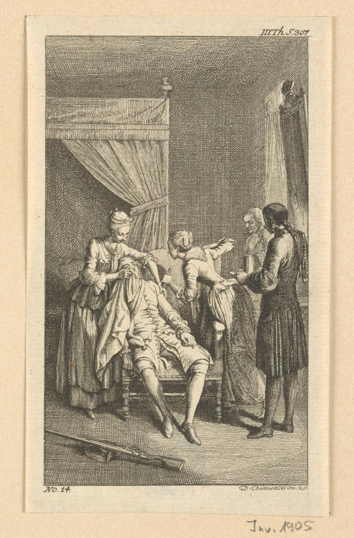 Illustration zu Johann Bunkels Leben ( 16 Blätter)