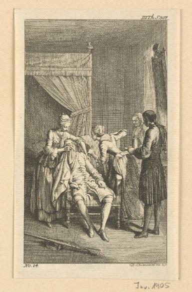 Illustration zu Johann Bunkels Leben ( 16 Blätter)