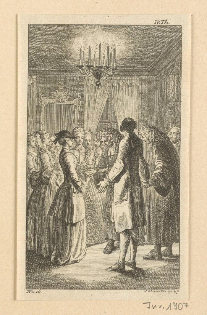 Illustration zu Johann Bunkels Leben ( 16 Blätter)