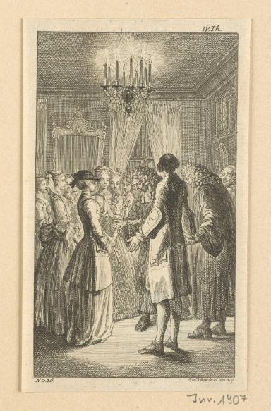 Illustration zu Johann Bunkels Leben ( 16 Blätter)