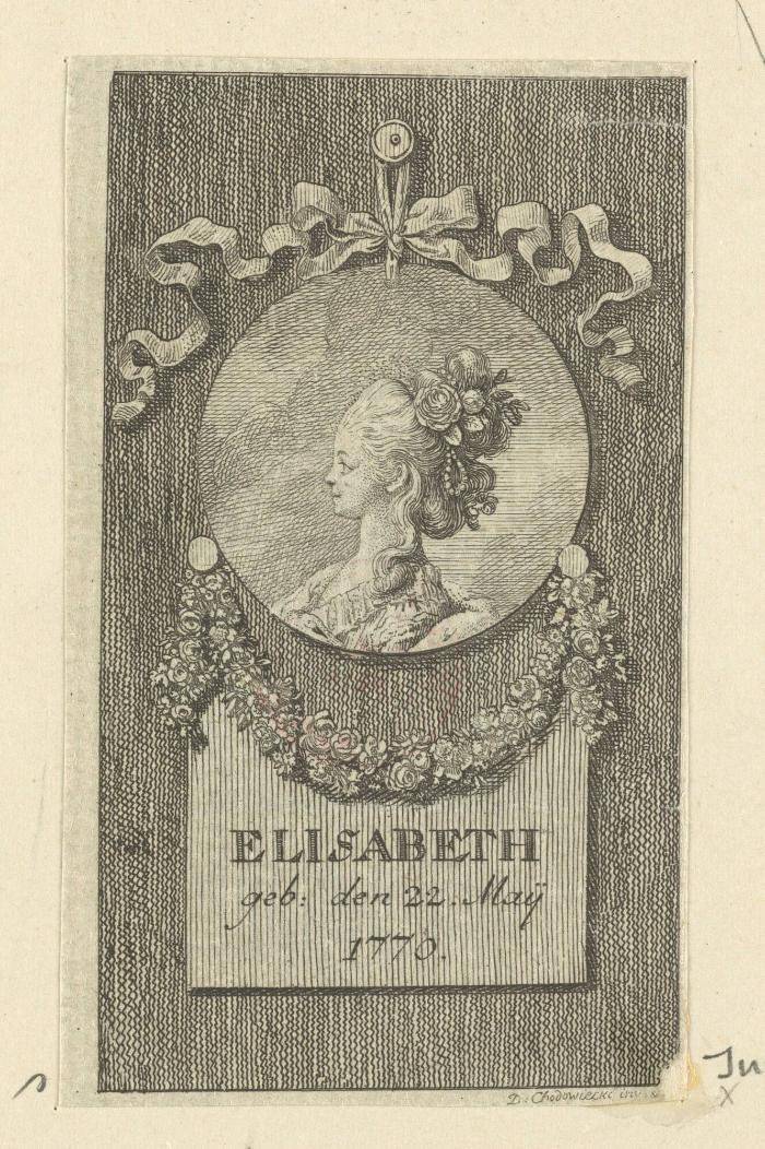 Portrait zum Lauenburger Kalender 1779