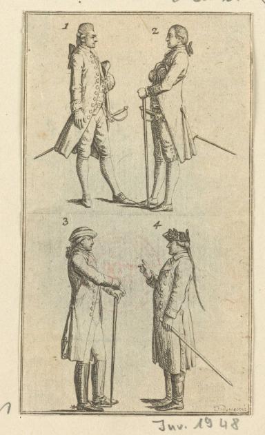 Folge: "Kopfputz und Kleidungen" zum Lauenburger Kalender 1779 (Blatt 5/5)