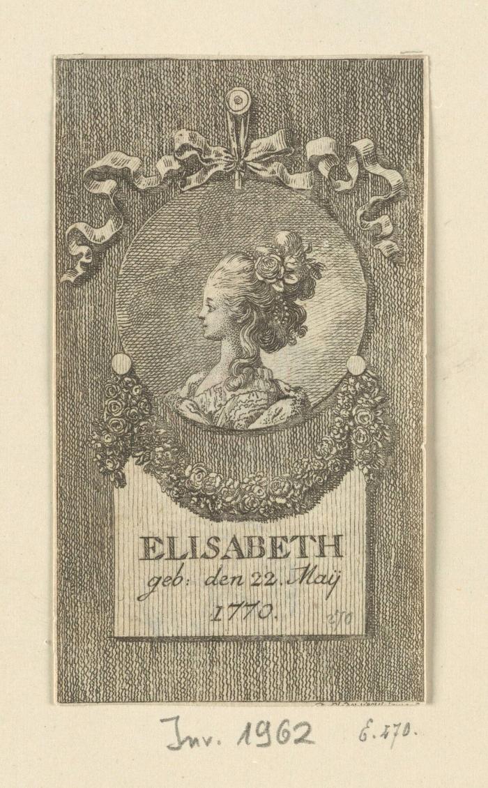 Porträt zum Lauenburger Kalender 1779