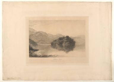 Seelandschaft mit Insel Ellen's Isle