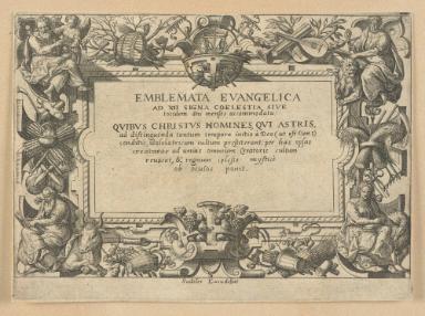 Serie: Emblemata Evangelica (Leben Christi und Monate)