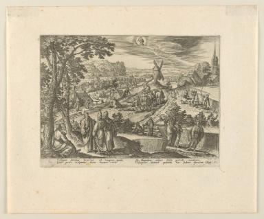 Serie: Emblemata Evangelica (Leben Christi und Monate)
