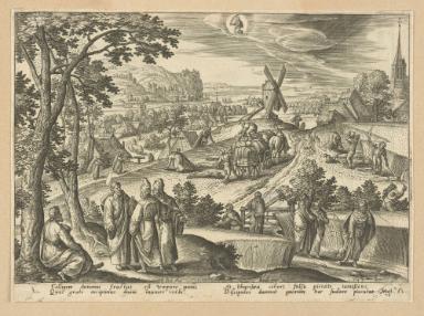 Serie: Emblemata Evangelica (Leben Christi und Monate)