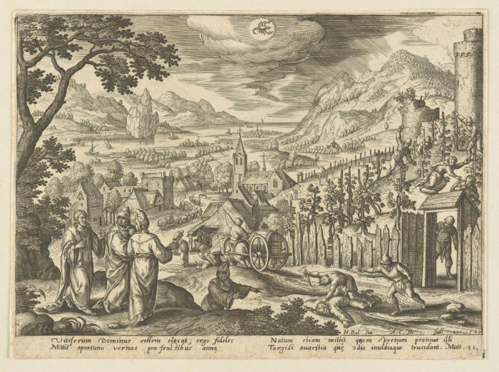 Serie: Emblemata Evangelica (Leben Christi und Monate)