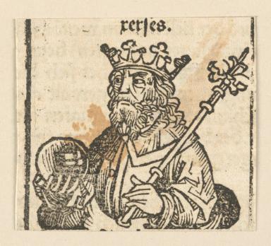 Schedelsche Weltchronik - Herrscherdarstellungen: Xerses (026r)