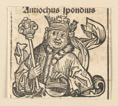 Schedelsche Weltchronik - Herrscherdarstellungen: Antichous Ipondus (087vr)