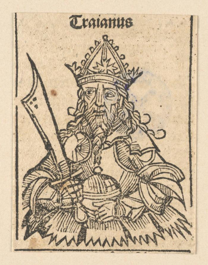 Schedelsche Weltchronik - Herrscherdarstellungen: Traianus (109r)