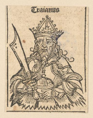 Schedelsche Weltchronik - Herrscherdarstellungen: Traianus (109r)